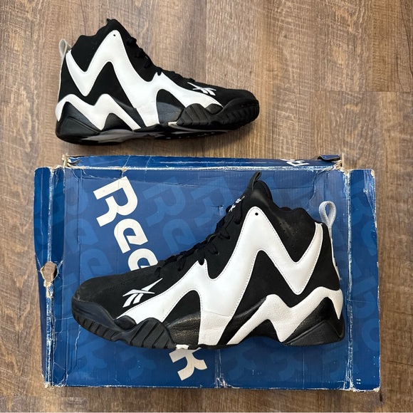 Reebok Kamikaze 2 II Retro Black White 2013